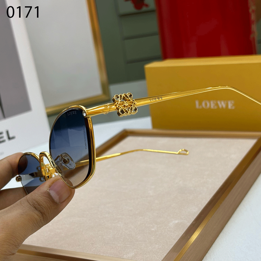 LOEWE Premium Luxury Women 0171 Aviators