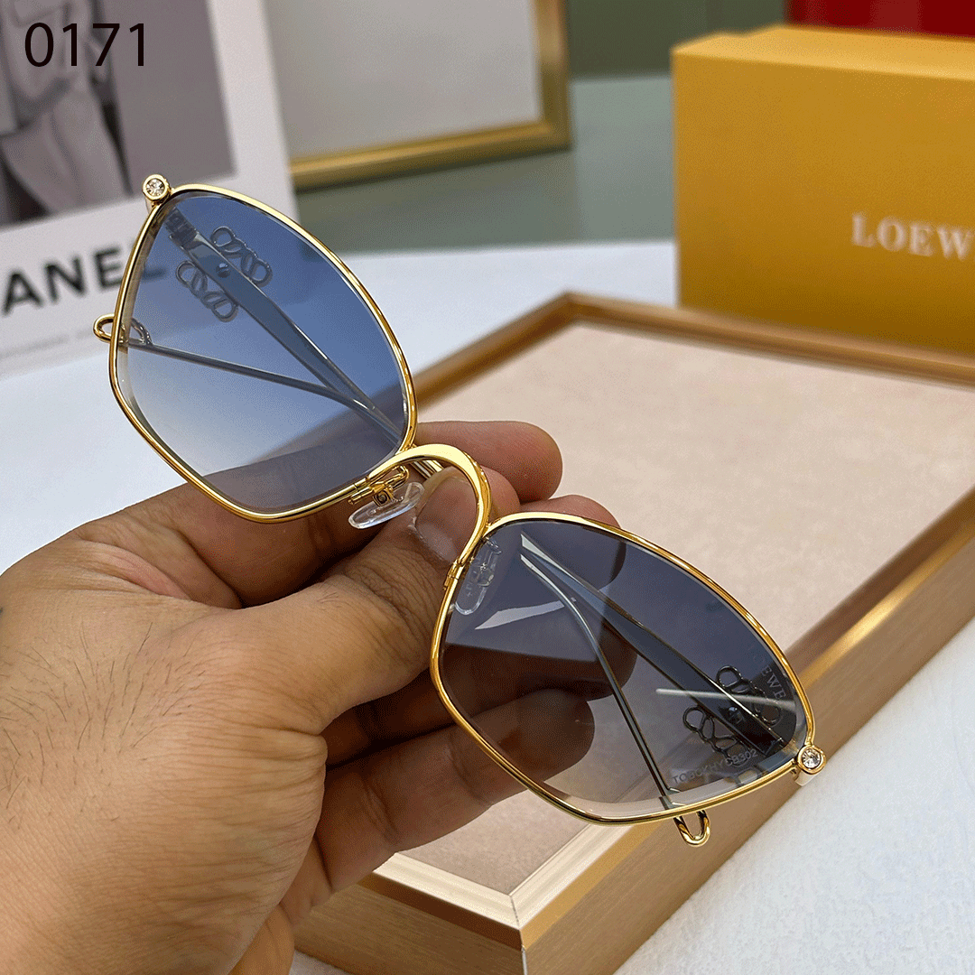 LOEWE Premium Luxury Women 0171 Aviators