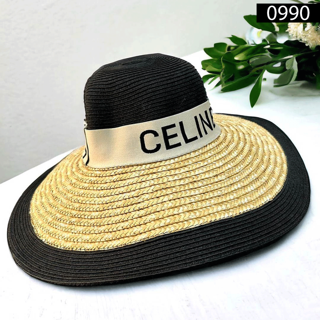 CLN Elite Luxury 0990 Straw Big Bucket Hat