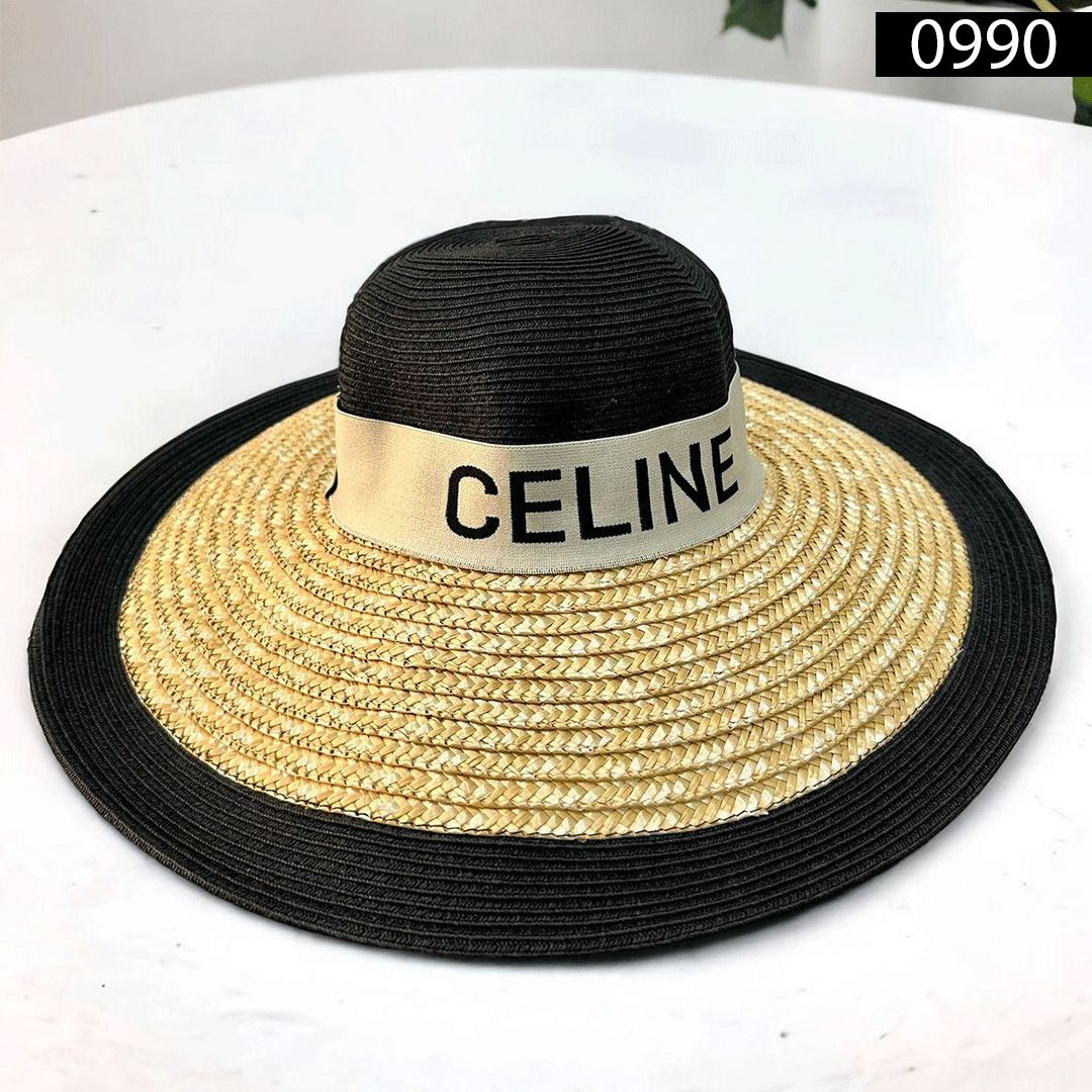 CLN Elite Luxury 0990 Straw Big Bucket Hat