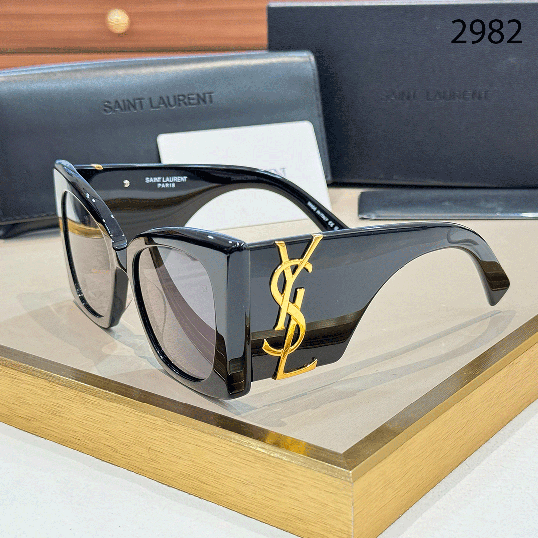 YSL Premium Luxury Uv Protected Women 2982 Wayfarers