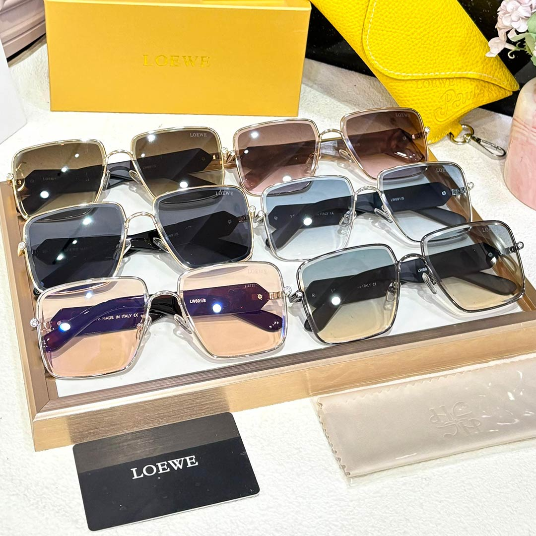 LOEWE Premium Luxury 691 Women Aviators
