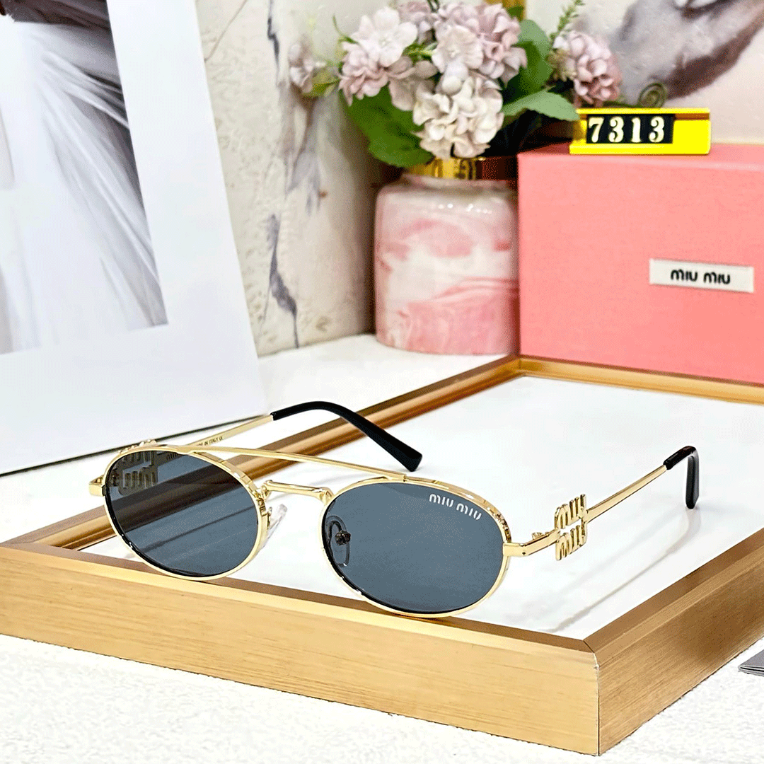 MIU MIU Premium Luxury Women's Aviators 7313