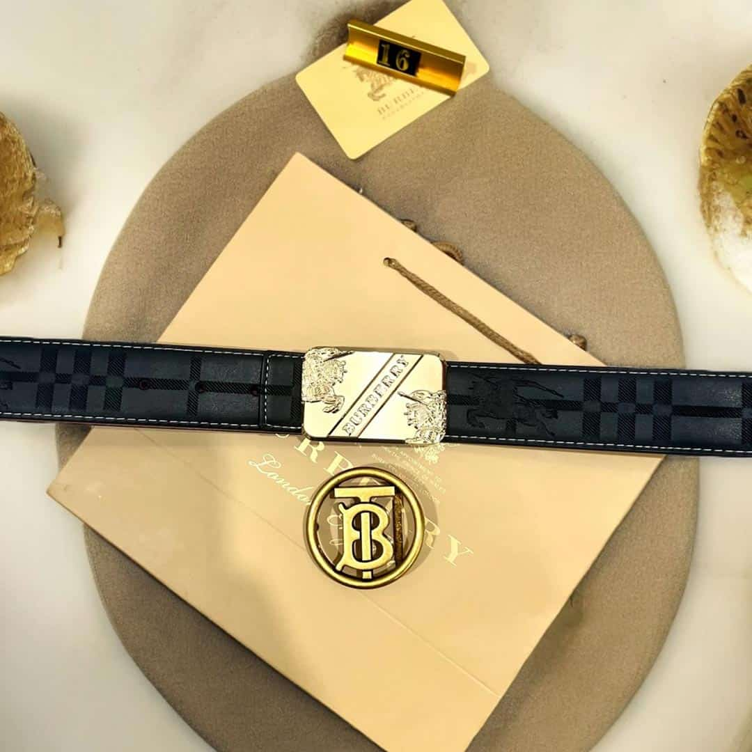 4 in 1 Reversible BB Elite Luxury Edition Unisex Belt 16 (2 Buckles)