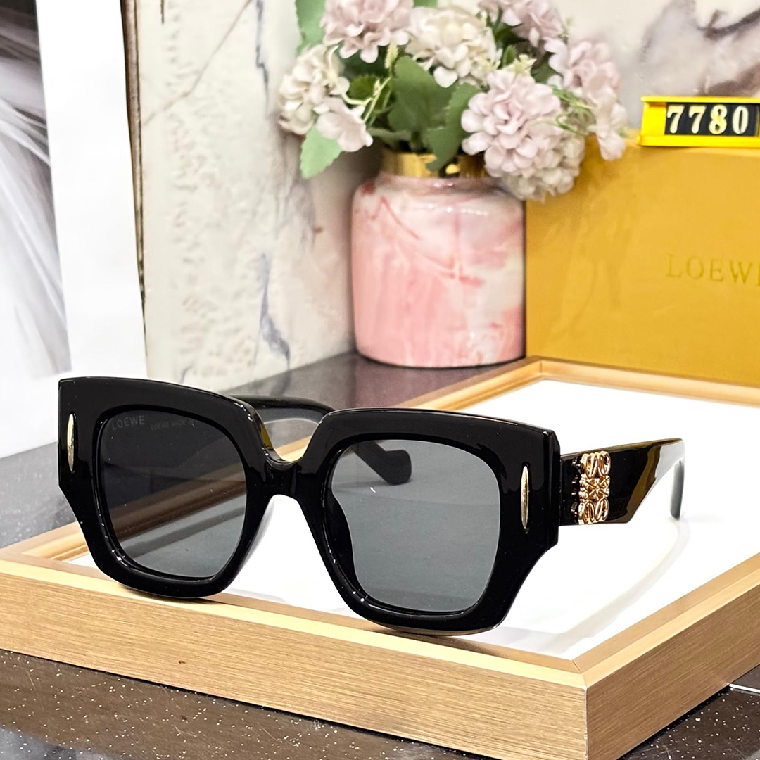 LOEWE Premium Luxury Women's 7780 Wayfarers