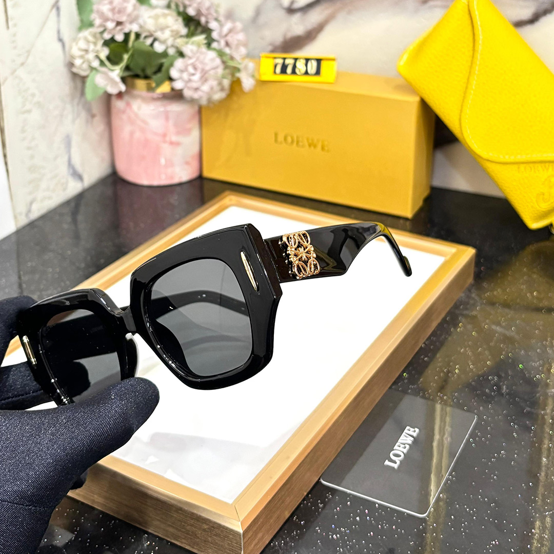 LOEWE Premium Luxury Women's 7780 Wayfarers