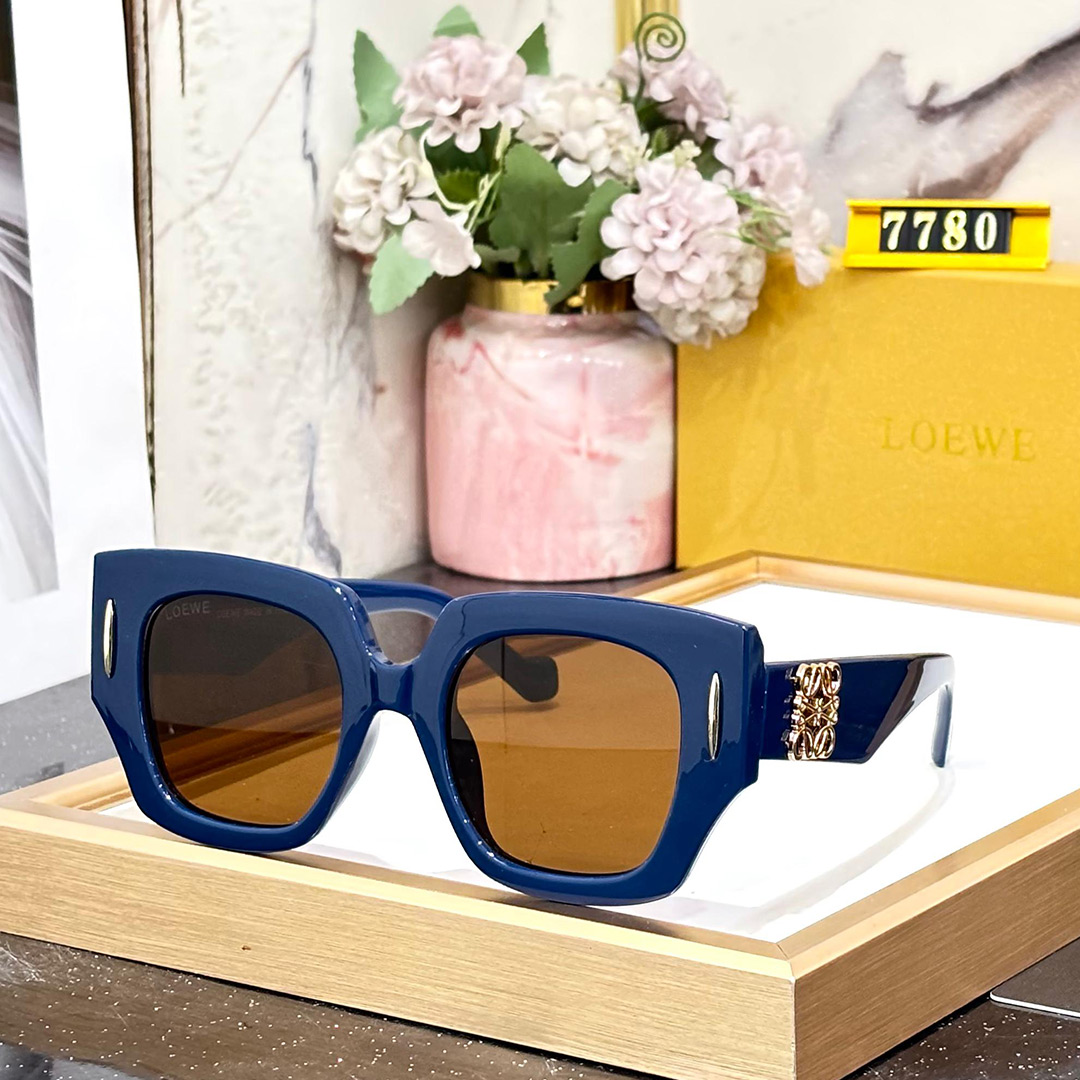 LOEWE Premium Luxury Women's 7780 Wayfarers