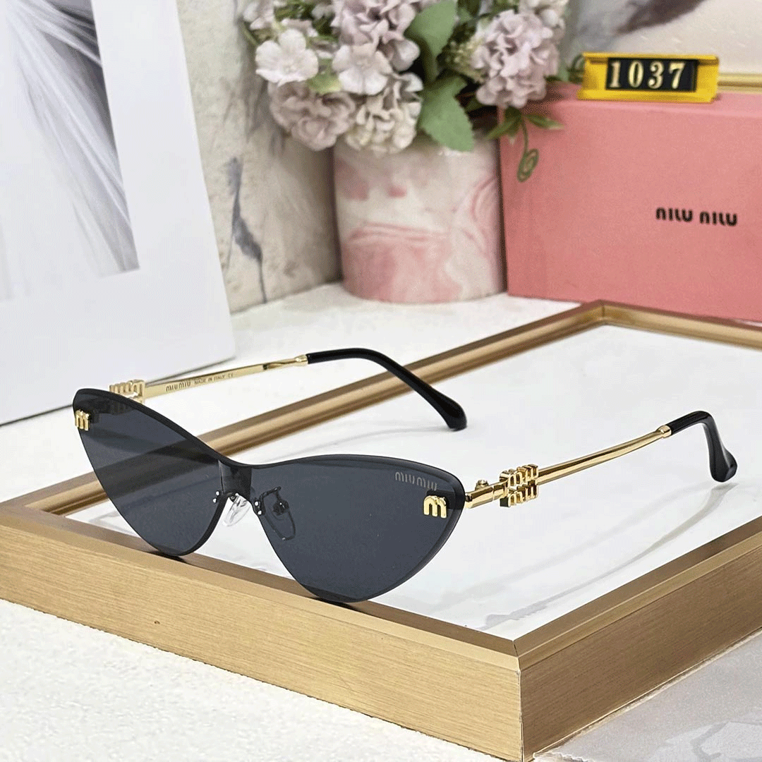 MIU MIU Premium Luxury Women Aviators 1037