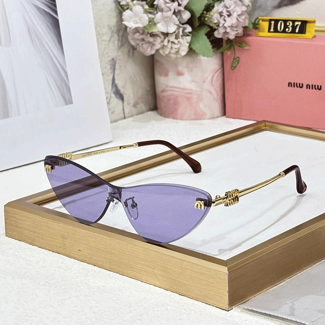 MIU MIU Premium Luxury Women Aviators 1037