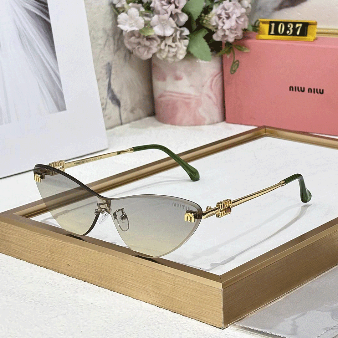 MIU MIU Premium Luxury Women Aviators 1037
