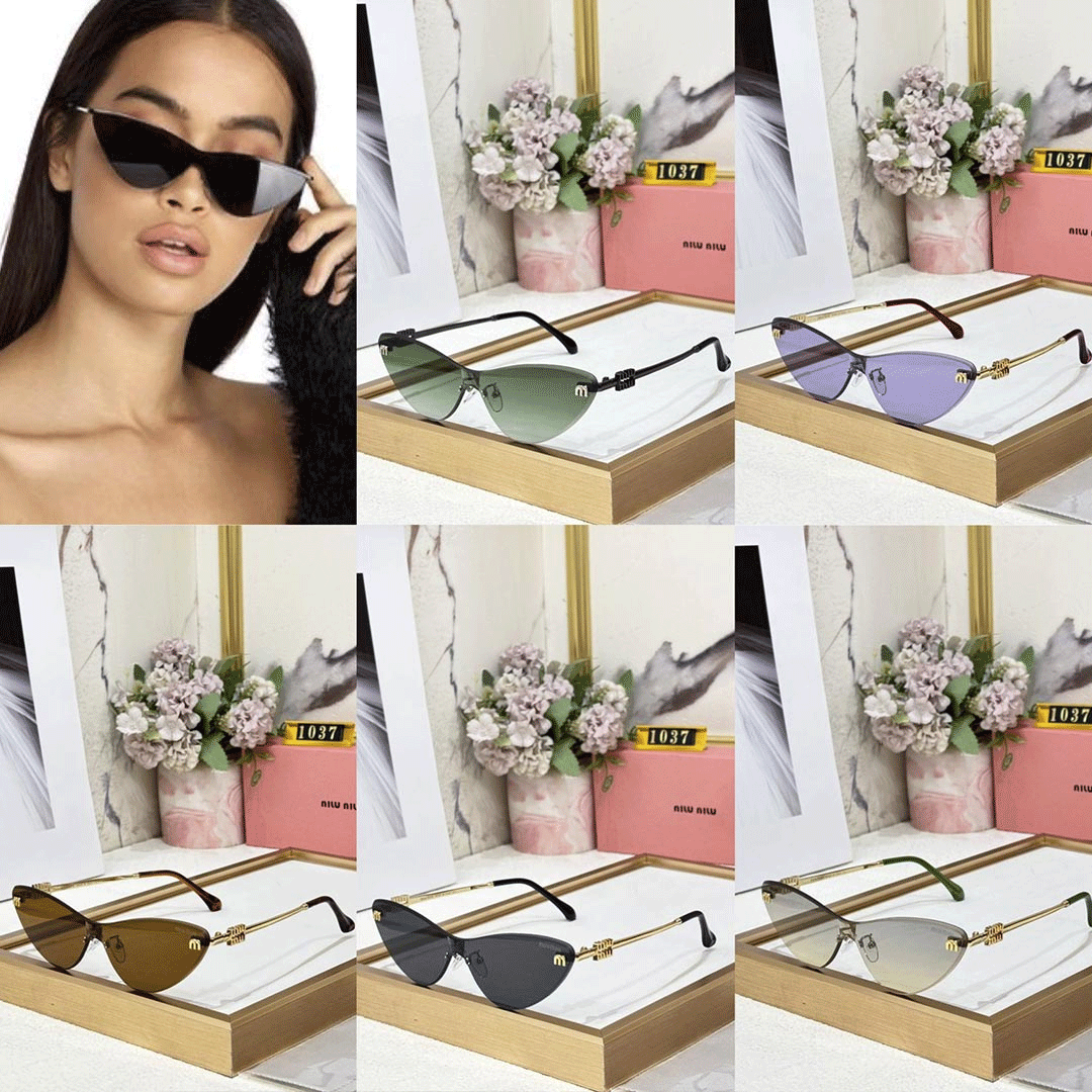 MIU MIU Premium Luxury Women Aviators 1037