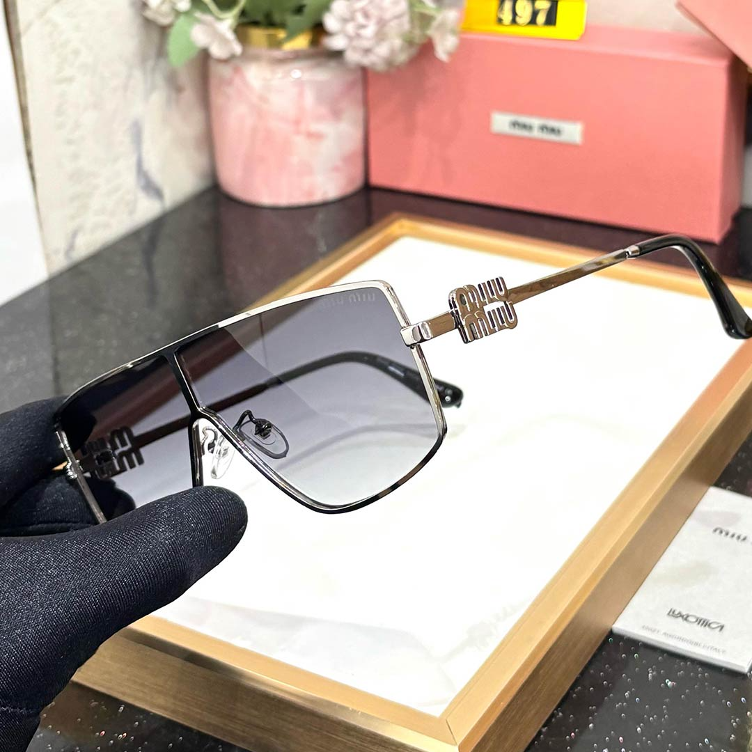 MIU MIU Luxury Premium Women 497 Aviators
