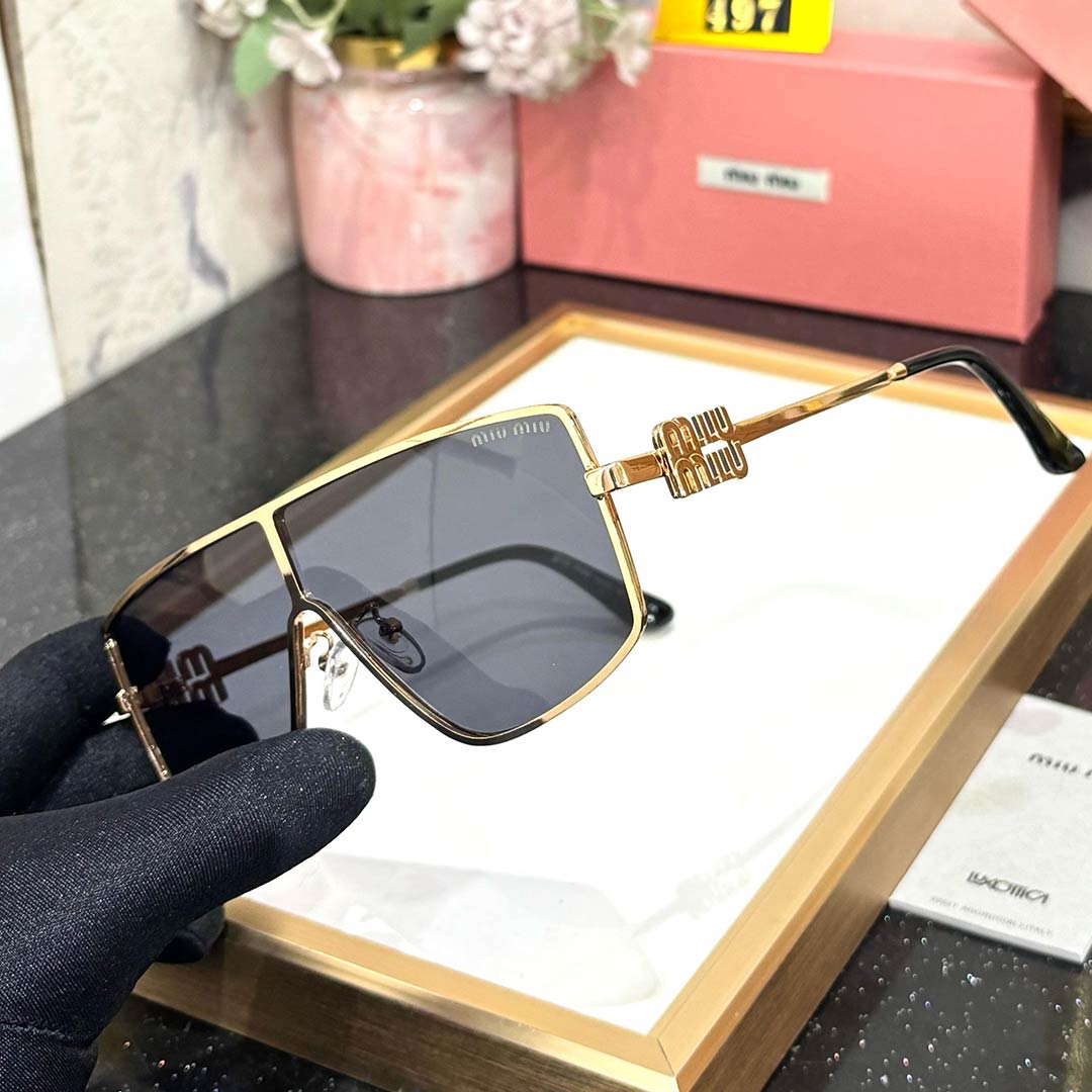 MIU MIU Luxury Premium Women 497 Aviators