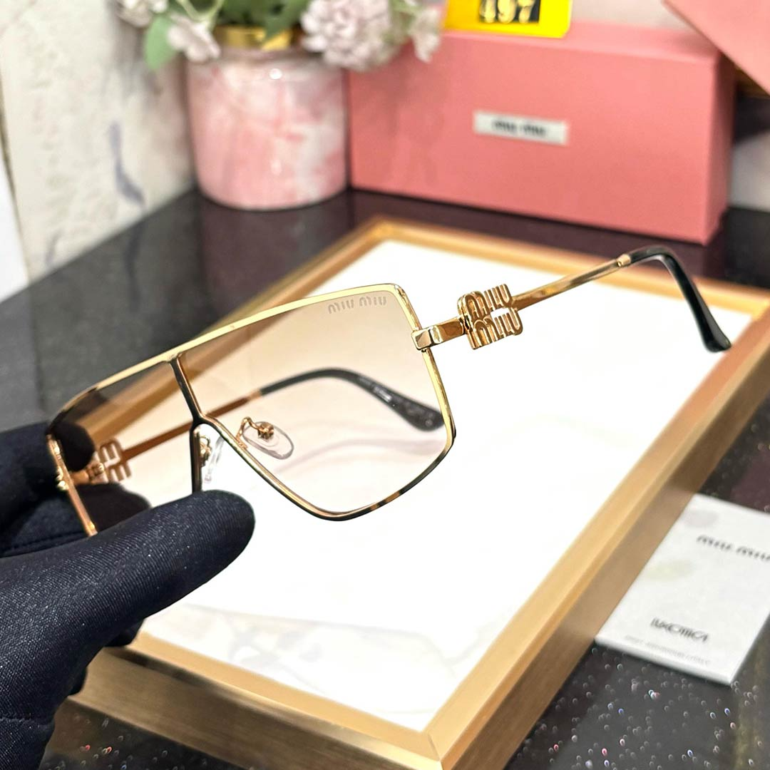 MIU MIU Luxury Premium Women 497 Aviators