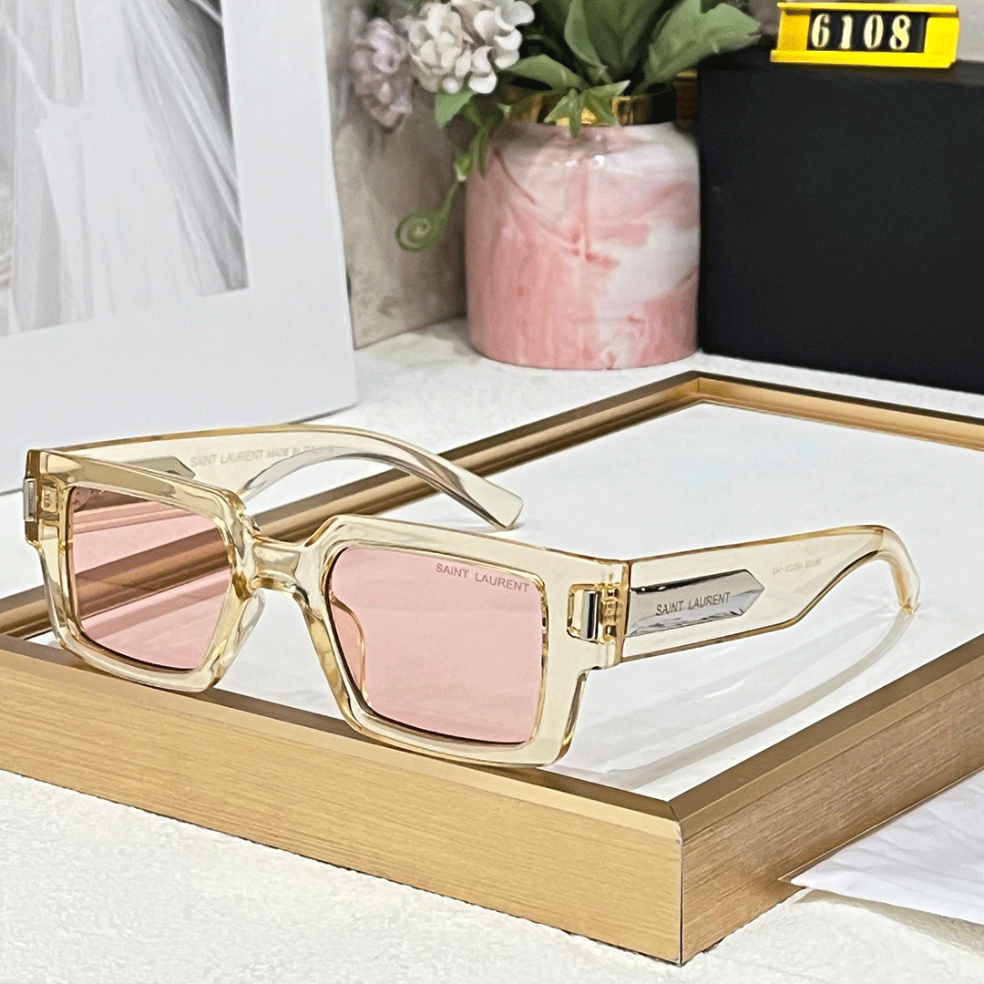 YSL Premium Luxury Men's 6108 Wayfarers